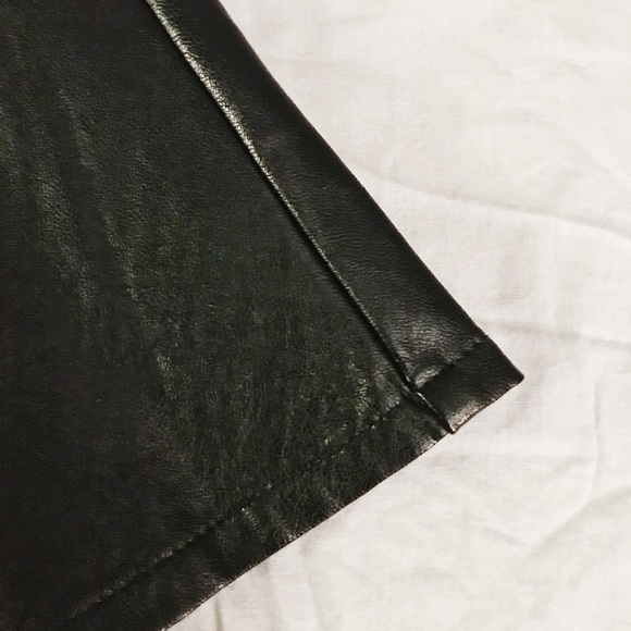 American Eagle Faux Leather Skater Skirt - Picture 2 of 4